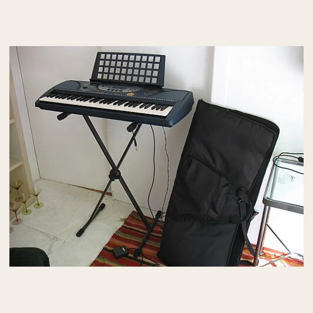 61-Key Portable Keyboard with Stand