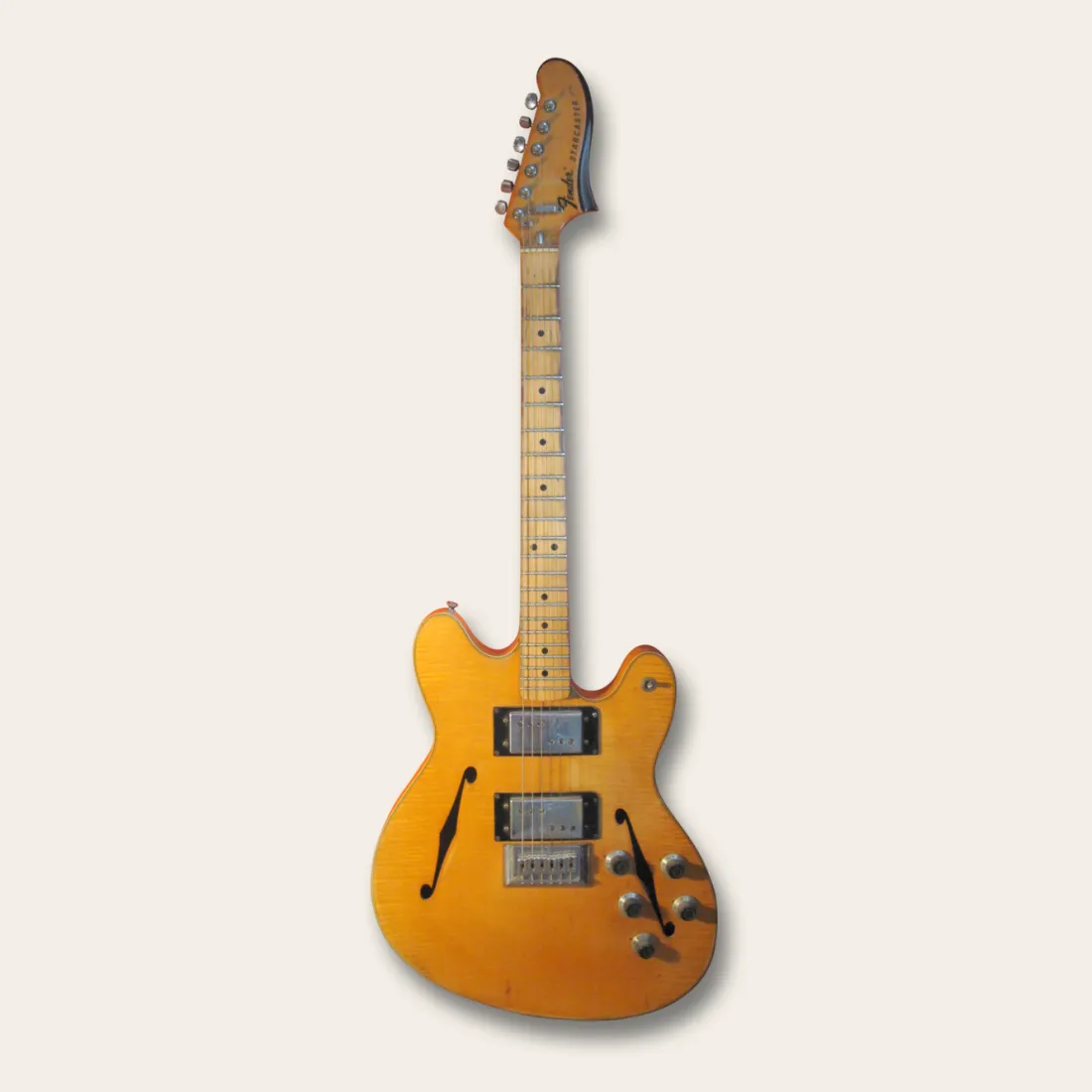 Semi-Hollow Electric Guitar — Amber (Used)